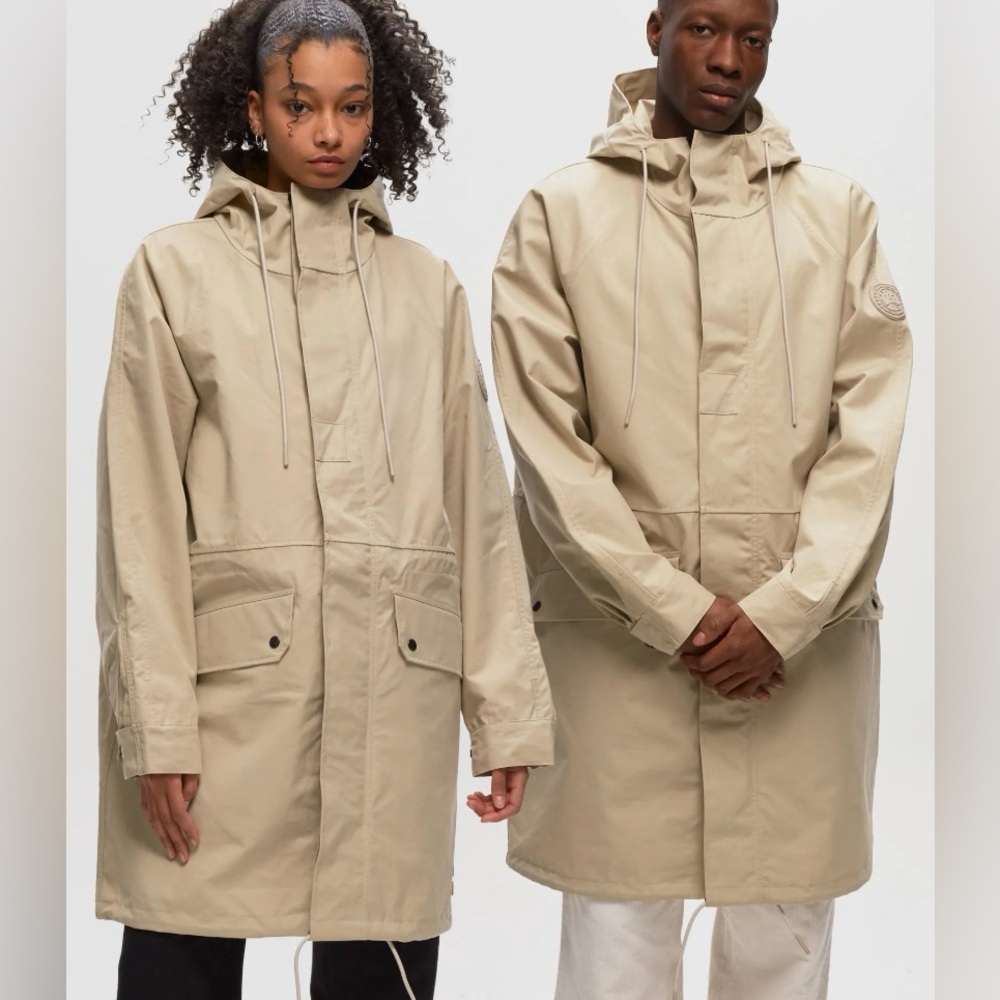 NWT Canada Goose x NBA Union Toussaint Parka Unisex L Pearl Beige